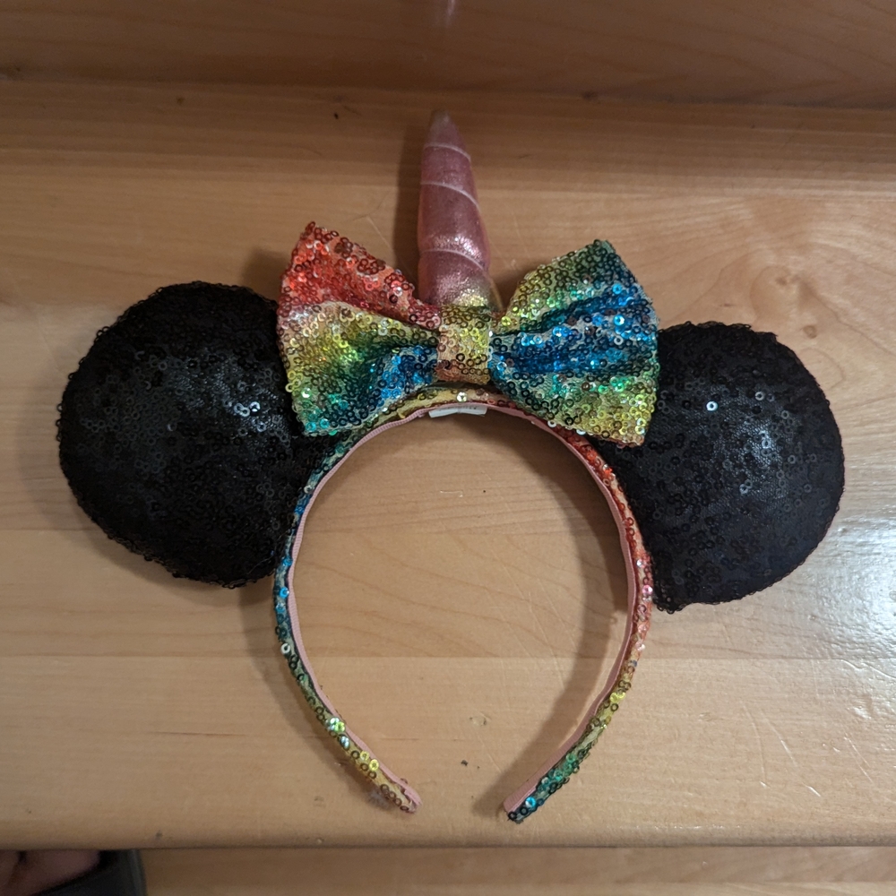 Sequin Unicorn Ears Headband